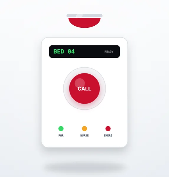 Ilustrasi konsol nurse call